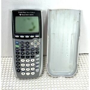 Texas Instruments TI-84 Plus Silver Edition Graphing Calculator TESTED Fair